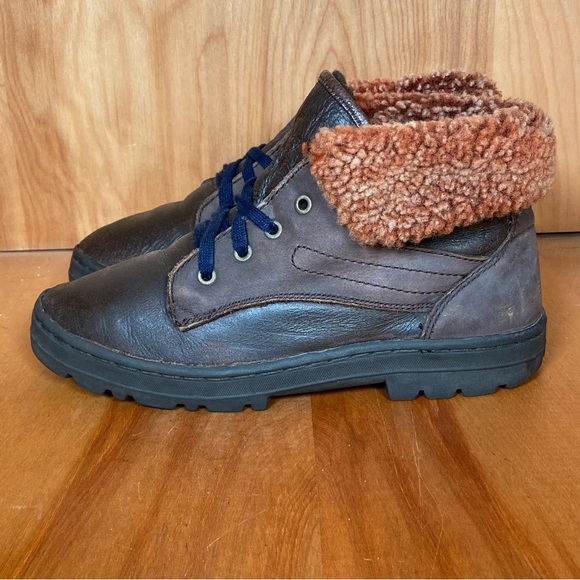 Womens 7 Ugg Romely Heritage Lace Up Boots Brown TSS0410 - Picture 3 of 8